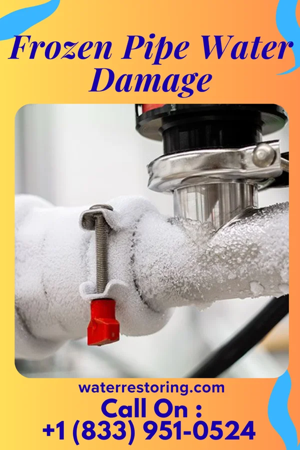 Frozen Pipe Water Damage in San Mar, MD